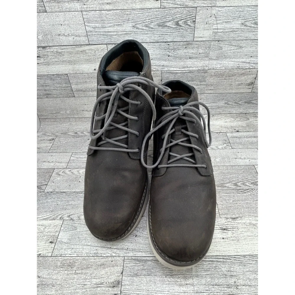 Teva Durban‎ Mens Dark Brown Leather Chukka Boots Size 11 1008302